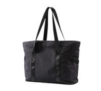 Ocuuer Gym Yoga Bag Casual Tote Bag Work Tote Large for Women Sport Work College(Black) (Black)