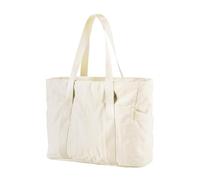 Ocuuer Gym Yoga Bag Casual Tote Bag Work Tote Large for Women Sport Work College(White) (White)