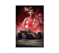 ocvdfss Carlos Sainz Jr Canvas Poster Wall Art Decor Print Picture Paintings for Living Room Bedroom Decoration 12x18inch(30x45cm)