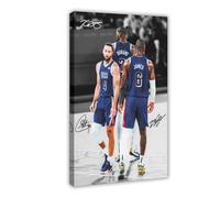 ocvdfss Lebron James,Steph Curry, Kevin Durant Canvas Poster Bedroom Decor Landscape Office Room Decor Gift 12x18inch(30x45cm)