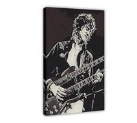 ocvdfss Poster Jimmy Page 04 Canvas Poster Bedroom Decor Landscape Office Room Decor Gift 16x24inch(40x60cm)