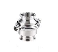 OD 19mm 25mm 32mm 38mm 51mm 63mm Stainless Steel 304 Tri Clamp 50.5mm 64mm 77.5mm Vertical Check Valve 1.5” 2“ 2.5”(63mm x Ferrule 77.5)