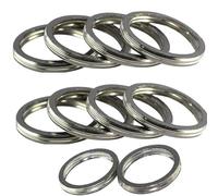 OD 46mm Motorcycle Muffler Exhaust Pipe Header Gasket For Suzuki Hayabusa GSX1300R RZ 1999-2019 B-King GSX1300BK 2008-2009