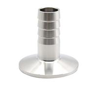 OD 8MM-51MM Stainless Steel SS316L Sanitary Hose Barb Pipe Fitting Ferrule OD 50.5mm-64mm Fit 1.5" 2.5“ Tri Clamp(38mm)