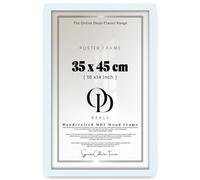 OD Deals 35x45 cm (350 x 450 mm) MDF Poster Frame | Sleek White Wall Frame with Shatterproof Acrylic Front | Elegant Engineered Wood Picture Frame for Photos, Art & Home Display (White)