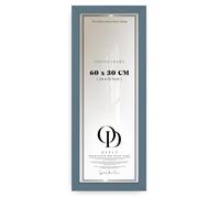 OD Deals 60x30cm (600x300mm) MDF Poster FrameFlat Style | Shatterproof Acrylic Front | Sawtooth Hangers | Horizontal & Vertical Wall Mounted Display Dark Grey