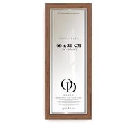 OD Deals 60x30cm (600x300mm) Sophisticated Poster Frame | MDF Solid Build | Secure Metal Clips | Sawtooth Hangers | Classic Elegance | Walnut