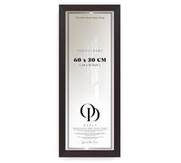 OD Deals 60x30cm (600x300mm) Sophisticated Poster Frame | MDF Solid Build | Secure Metal Clips | Sawtooth Hangers | Classic Elegance | Mahogany