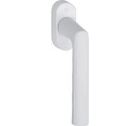 OD Hoppe Hamburg Window Handle Aluminium White