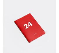 OD OCTÀGONDESIGN 2024 Small Monthly Planner | Similar size A5 | Red