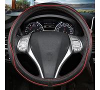 OD Shape Car Steering Wheel Cover Accessories Interior For Murano For Xterra For Armada For Quest(Red-O)