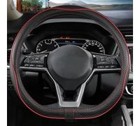OD Shape Car Steering Wheel Cover Accessories Interior For Murano For Xterra For Armada For Quest(Red-D)