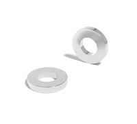 OD30mm x ID15mm x T5mm Neodymium Ring Magnets, N52 Grade (13.5kg Pull) - High-Strength Rare Earth Magnet for DIY, Speaker Assemblies, Manufacturing & Science (5)