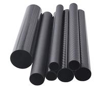 OD4mm 5mm 6mm 7mm 8mm 9mm 10mm Carbon Fiber Tube, 1PC Length 500mm Twill Plain Glossy Matte Carbon Fiber Tube Drone Accessories for CNC Cutting(Plain Glossy,10x8x500mm)