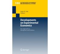 Oda - Developments on Experimental Economics New Approaches to Solvi - P555z