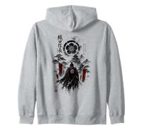 Oda Nobunaga Samurai Tenka Banner Art Zip Hoodie