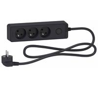Odace 3 socket extender with connector 1.5m ST9331B anthracite