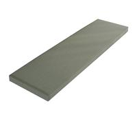 Odaima Bench Cushion Outdoor/Indoor 90/100/120/150/160 cm Furniture Seat Cushion 2/3 seater High Density Memory Foam Non-Slip Bench Pad for Shoe Bench Rack, Window, Piano, Dining(Grey,130x30x5cm)