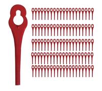 Odashen 100 Pcs Plastic Blades Replacement For Florabest FRTA 20A1 Cordless Grass Trimmer 83mm