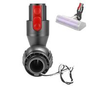 Odashen Replacement Connector for Dyson V8 V10 V12 SV10 SV12, 50W Direct Drive Floor Brush Attachment, Vacuum Spare Parts for Motorized Head, Wand Release Button Locking Mechanism