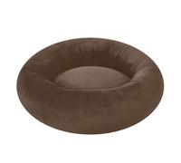 ODAWA Anti-Slip Pet Bed Chocolate Brown Winter Cat Bed Medium