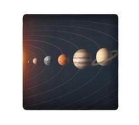 ODAWA Camera Protective Wrap Sun Planets Dark Self-adhesive Cloth Magic Self-Adhesive Cloth for Camera, Lens, Laptop 13.8x13.8in