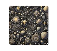 ODAWA Cosmic Galaxy Stars 21.7"x21.7" Self-adhesive Cloth Protective Camera Wrap, Self Adhesive Wraps for Electronics