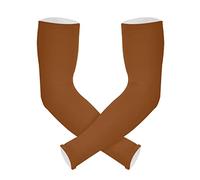 ODAWA Dark Goldenrod Cooling Arm Sleeves Farmers Defense Gardening Sleeves Protective Arm Sleeves, Saddle Brown, One size