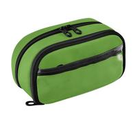 ODAWA Green Pencil Case High Capacity Business Travel Organizer
