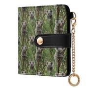 ODAWA Horses Desert Sky Travel Wallet RFID, Bifold Wallet for Women, Koalas Trees Green, One Size, Rfid Wallet