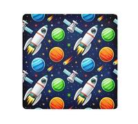 ODAWA Lens Protector Wrapper 13.8. In, Space Planets Magic Flexible Folding Self-Stick Makeup Bag, Lightweight Cloths Wrap for Camera Lens