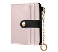 ODAWA Mineral Blue Slim Women's Wallets RFID Secure Card Holder with 7 Card Slots, Misty Rose, One Size