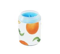 ODAWA Pet Paw Cleaner Orange Fruit Silicone Paw Cleaner