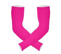 ODAWA Pink Cooling Arm Sleeve Cut Resistant Sleeve with Thumb Hole Arm Cover Sleeves, Deep Pink, One size