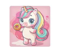 ODAWA Self-adhesive Cloth 21.7"x21.7" Cute Unicorn Pink Anti-Scratch Lens Wrapping Magic Self-Adhesive Cloths for Camera, Lens, Laptop