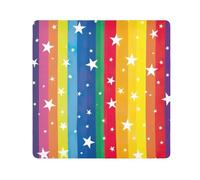 ODAWA Self Adhesive Cloth 21.7"x21.7" Retro Rainbow Yellow Camera Protective Wrap Magic Self-Adhesive Cloths for Camera, Lens, Laptop