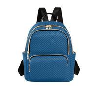 ODAWA Womens Backpack for Travel, Light Salmon Ladies Shoulder Bag Handbag Small Womens Backpack, Marine Blue, 11.41 x 6.1 x 14.17 in