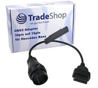 ODB OBD2 16 Pin Diagnostic Adapter Cable for Mercedes Benz 38 Pin Round Connector Diagnostic Link Connector DLC
