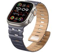 Odbeai Magnetic Band Compatible with Apple Watch Ultra 2 Bands for Men 49mm 45mm 46mm 44mm 42mm,Two-Toned Soft Breathable Strap for iWatch Series 11 10 9-1 Ultra SE 3 2 1, Anthracite/Earthy Yellow