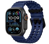 Odbeai Ocean Sport band Compatible with Apple Watch Ultra 2/Ultra Band for Men 49mm 46mm 45mm 44mm 42mm,Soft Silicone Breathable Waterproof Outdoors for iWatch Series 10 9 8 7 6 5 4 3 21 SE Men Women