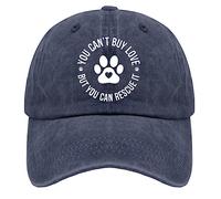 ODCRAT Funny Dogs Lover Caps Dad Hat, Graphic Dad Hats for Women, Navy Blue, One size