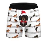 Odd Balls Boxers For Men Christmas - Festive Underwear Printed For Comfort And Style Holiday Themed Briefs For Everyday Wear Perfect For Him This Season Soft Breathable Fabric (Black, S)
