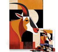 Odd Goat Jigsaw Puzzles for Adults1000 Pieces Mind Puzzle Cozy Relax Image Assembly (38x26cm)