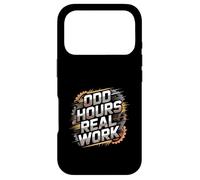 Odd Hours Real Work Hard Work Statement Case for iPhone 17 Pro