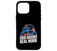 Odd Hours Real Work Night Shift Workers Case for iPhone 16 Pro Max