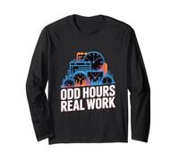 Odd Hours Real Work Night Shift Workers Long Sleeve T-Shirt