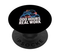 Odd Hours Real Work Night Shift Workers PopSockets Adhesive PopGrip