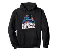 Odd Hours Real Work Night Shift Workers Pullover Hoodie