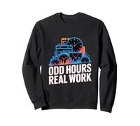 Odd Hours Real Work Night Shift Workers Sweatshirt