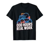 Odd Hours Real Work Night Shift Workers T-Shirt